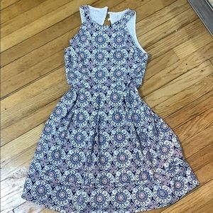 Flower print dress